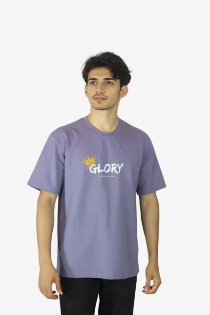 GLORY Purple Oversized T-Shirt