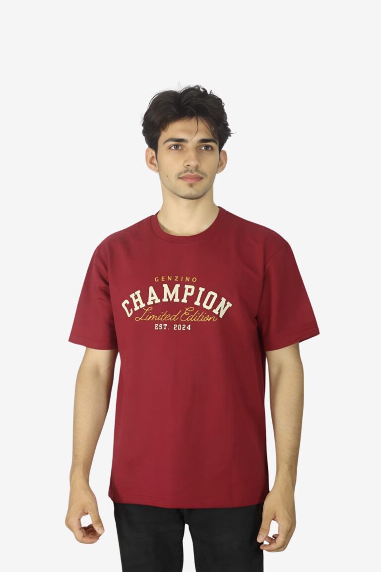 CHAMPION Maroon Oversized T-Shirt