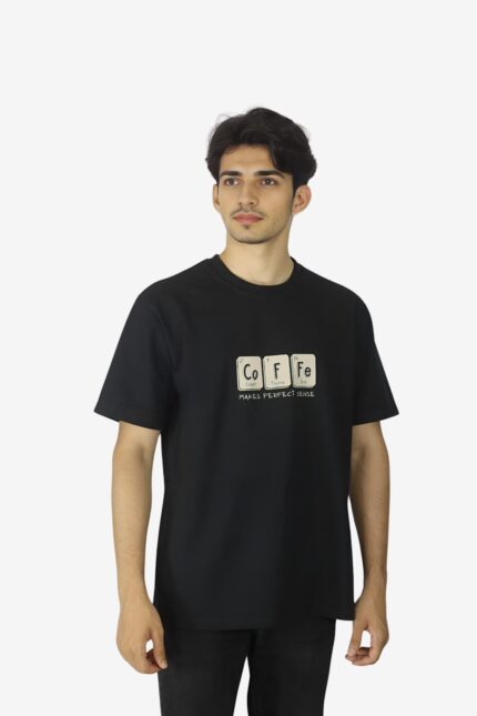 CoFFe Black Oversized T-Shirt