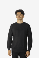 Jacquard Black Full Sleeves Tshirt
