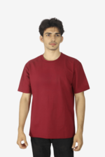 Plain Maroon Oversized Tee