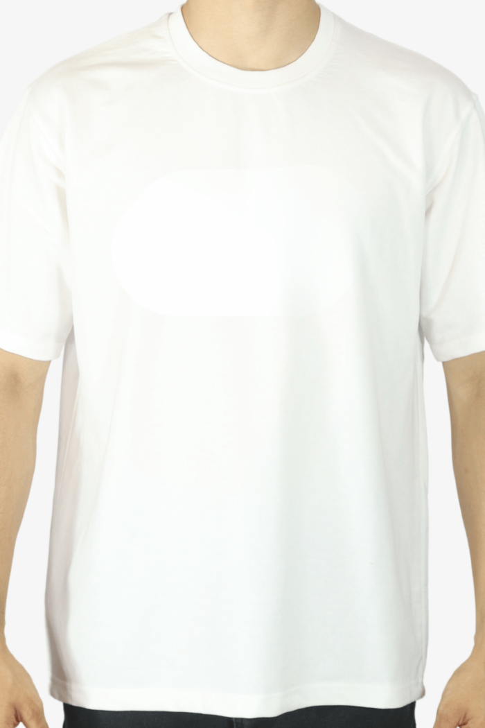 Plain White Oversized Tee - Image 3