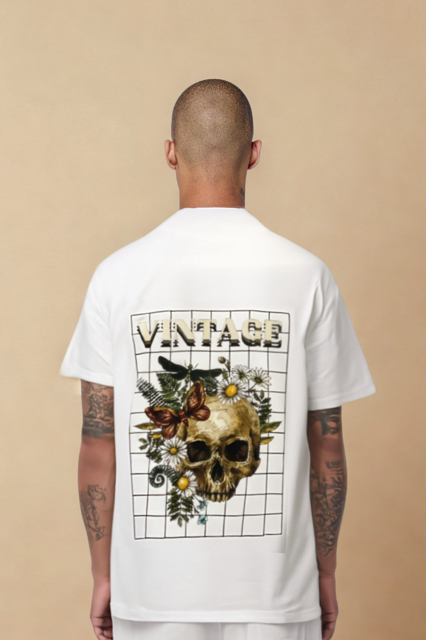 Product Photos (9) Vintage Oversized White T-Shirt - Image 1